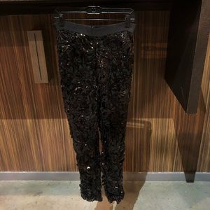 Sequined pants